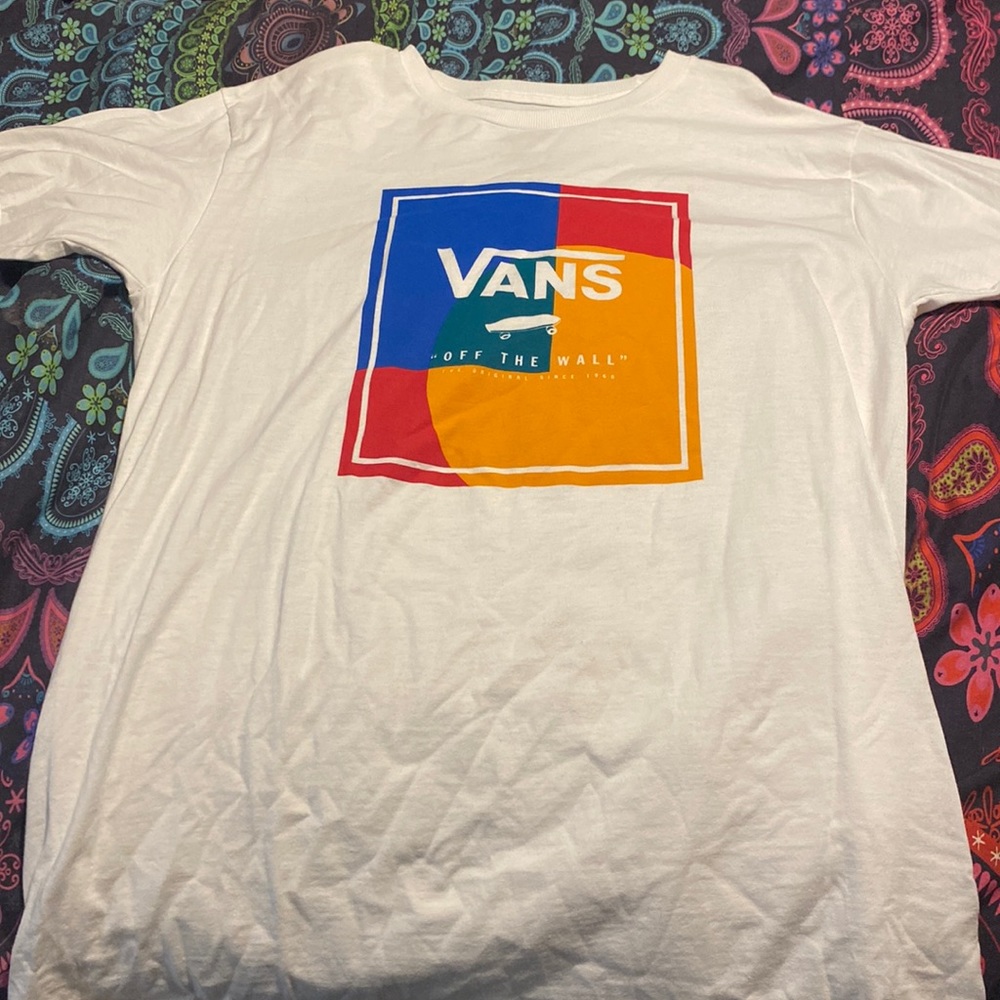 Vans White Tee